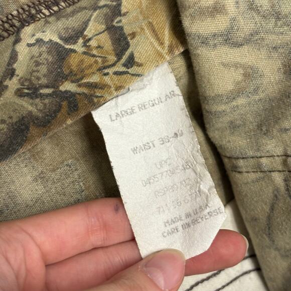 Vintage 90s Liberty Advantage Camo Mens 38x31 Utility Tactical Hunting Pants USA - Picture 5 of 13